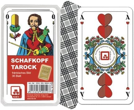 FÜNDIG Spielkarten Schafkopf Classic, fränkisches Bild im Klarsichtetui, MauMau Karten, Waddel Karten, Trinkspielkarten, FÜNDIG Spielkarten Schafkopf Classic, fränkisches Bild im Klarsichtetui, MauMau Karten, Waddel Karten, Trinkspielkarten, von FÜNDIG
