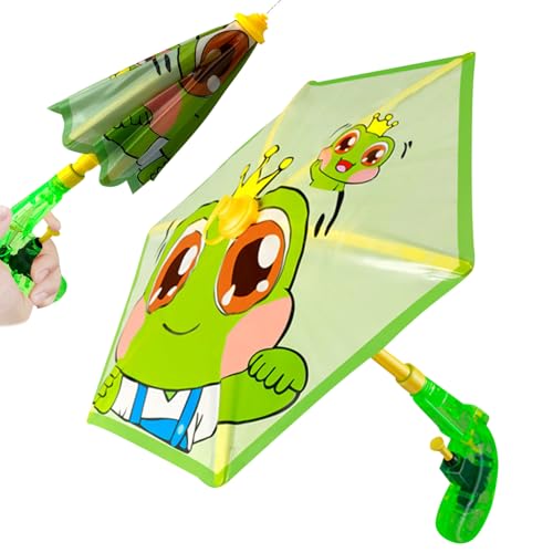 2 Stück Regenschirm Wasserpistole Kinder, Wasserspritzpistole Regenschirmabwehr Pool Spielzeug, Spritzpistole Wasser Regenschirm Wasserpistole Klein Wasserspielzeug für Kinder ab 3 Jahre (Frosch) von FUFRE