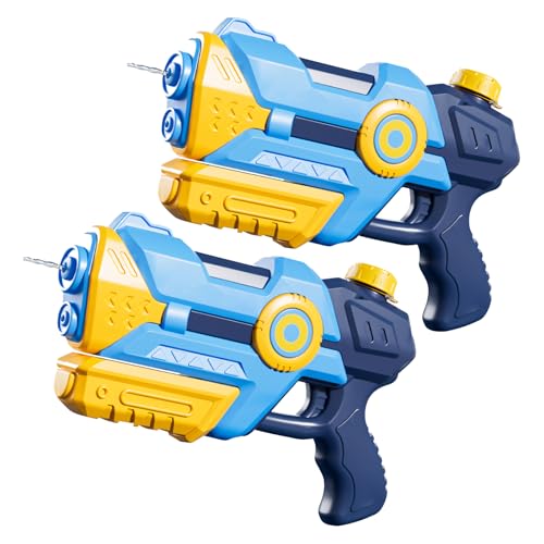 750ML Wasserpistole Kinder Ausziehbare, Wasserpistole 10M Großer Reichweite, Wasserspritzpistole mit Rutschfesten Griff, Wasserspielzeug Spritzpistole Kinder Wasser für Sommer Schwimmbad Sand (2 Blau) 750ML Wasserpistole Kinder Ausziehbare, Wasserpistole 10M Großer Reichweite, Wasserspritzpistole mit Rutschfesten Griff, Wasserspielzeug Spritzpistole Kinder Wasser für Sommer Schwimmbad Sand (2 Blau) von FUFRE