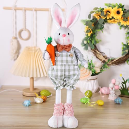 FUFRE Osterhase Kuscheltier, 2025 Neu Osterhase mit Stretch Beinen, Osterdeko Kuscheltier Hase, Plüsch Hase für Osterdeko Tisch, Osterhasen Figuren, Osterhase Plüschtier, ideal Osterdeko Modern (C) FUFRE Osterhase Kuscheltier, 2025 Neu Osterhase mit Stretch Beinen, Osterdeko Kuscheltier Hase, Plüsch Hase für Osterdeko Tisch, Osterhasen Figuren, Osterhase Plüschtier, ideal Osterdeko Modern (C) von FUFRE