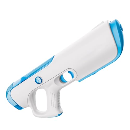 Wasserpistole Elektrisch, Wasserpistole Erwachsene 26-33 FT Reichweite, 350ml Große Kapazität Wasserspritzpistole Elektrisch, ABS Electric Water Gun in Impuls-Emission, für Kinder Erwachse (Blau) von FUFRE