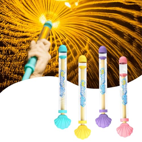 Wasserpistole Klein, 4er Set Firework Spritzpistole Kinder Im Ausziehsstil, Romantisches Feuerwerks Wassersprühspielzeug, Firework Water Gun, für Outdoor Pool Beach Outdoor (A2) von FUFRE