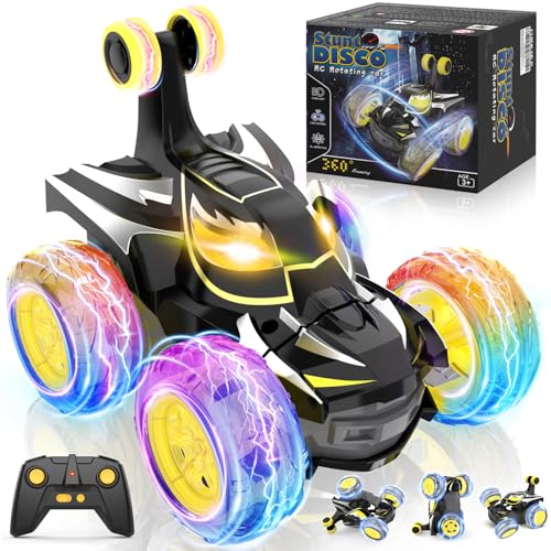 FUIOCOCP Ferngesteuertes Auto für Kinder 3 4 5 6 7 8 9 10 Jahre, 2,4 GHz Bat RC Autos mit Fernbedienung Monstertruck mit Buntes Licht, 360°Flip Stunt Car Spielzeug Geburtstags Geschenk Junge Mädchen FUIOCOCP Ferngesteuertes Auto für Kinder 3 4 5 6 7 8 9 10 Jahre, 2,4 GHz Bat RC Autos mit Fernbedienung Monstertruck mit Buntes Licht, 360°Flip Stunt Car Spielzeug Geburtstags Geschenk Junge Mädchen von FUIOCOCP