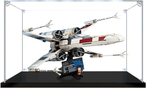 FULHOLPE Acryl Vitrine Kompatibel Mit 75355 X-Wing Starfighter, Schaukasten Showcase Staubdichte Display Case für 75355 - Nicht Enthalten Modellbausatz FULHOLPE Acryl Vitrine Kompatibel Mit 75355 X-Wing Starfighter, Schaukasten Showcase Staubdichte Display Case für 75355 - Nicht Enthalten Modellbausatz von FULHOLPE