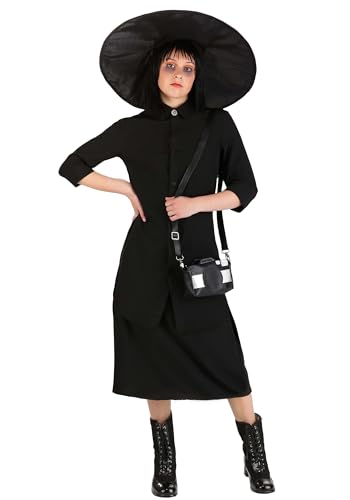 Adult Gothic Deetz Fancy Dress Costume Dress | Beetlejuice Fancy Dress Costumes Small von FUN Costumes