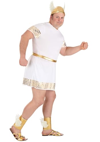 Plus Size Hermes Men's Fancy Dress Costume | Greek God Fancy Dress Costumes 3X von FUN Costumes