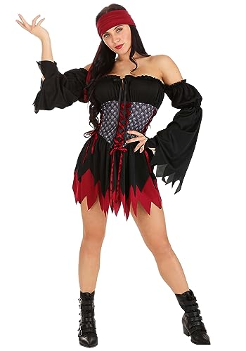 Pop Pirate Women's Fancy Dress Costume | Exclusive Fancy Dress Costumes Large von FUN Costumes