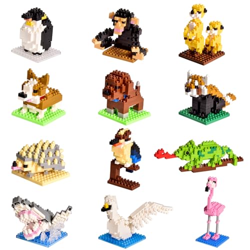 FUN LITTLE TOYS Partyzubehör für Kinder, Bausteine, Mini-Tiere, Goodie-Tüten, Füllstoffe für Kinder, kleine Spielzeugpreise, 12 Stück, Geburtstagsparty, Geschenke, Spielzeug für Kinder von 8–13 Jahren FUN LITTLE TOYS Partyzubehör für Kinder, Bausteine, Mini-Tiere, Goodie-Tüten, Füllstoffe für Kinder, kleine Spielzeugpreise, 12 Stück, Geburtstagsparty, Geschenke, Spielzeug für Kinder von 8–13 Jahren von FUN LITTLE TOYS