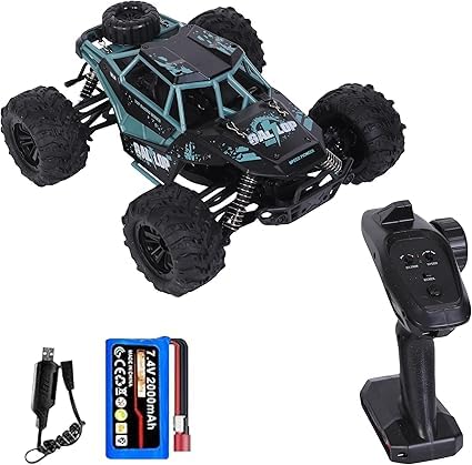FUNFY Brushless Motor 1:16 Scale 4WD RC Car | Black | ABS Plastic and Metal | Capability for High-Speed Off-Road Adventures |Maximum Speed of 35 KM/Hrs | Tweakable Speed Settings | for Kids FUNFY Brushless Motor 1:16 Scale 4WD RC Car | Black | ABS Plastic and Metal | Capability for High-Speed Off-Road Adventures |Maximum Speed of 35 KM/Hrs | Tweakable Speed Settings | for Kids von FUNFY