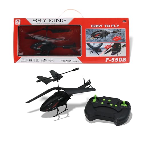 FUNFY New Fashionable Creative Remote Control Toy Helicopter | Black | Size: 4 Inch | ABS Plastic | Portable, Lightweight, Child-Friendly Design, Perfect for Birthday Party Gifts | for Kids FUNFY New Fashionable Creative Remote Control Toy Helicopter | Black | Size: 4 Inch | ABS Plastic | Portable, Lightweight, Child-Friendly Design, Perfect for Birthday Party Gifts | for Kids von FUNFY