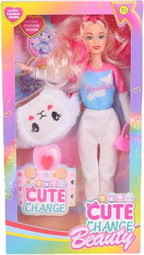 FUNFY 4-Pack 11.5'' Fashion Girl Puppen mit Tiermasken - 11 gelenkige, mehrfarbige, Feste Körperpuppen für Kinder - Einzigartiges & vielfältiges Puppenset für Mädchen FUNFY 4-Pack 11.5'' Fashion Girl Puppen mit Tiermasken - 11 gelenkige, mehrfarbige, Feste Körperpuppen für Kinder - Einzigartiges & vielfältiges Puppenset für Mädchen von FUNFY