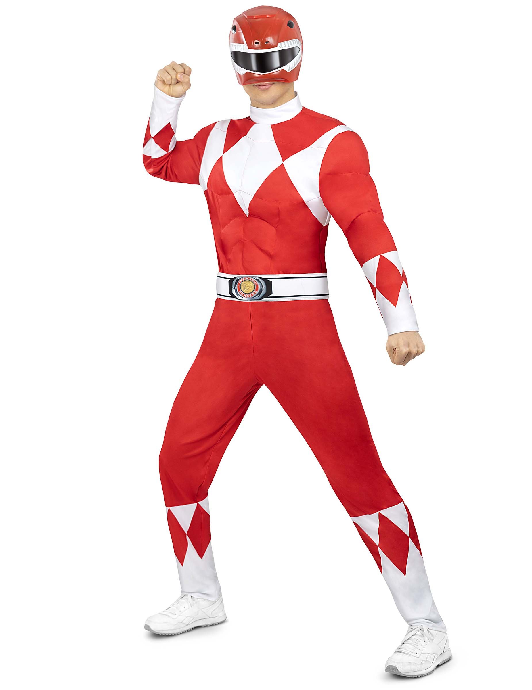 Roter Power Ranger Kostüm Erwachsene Roter Power Ranger Kostüm Erwachsene von FUNIGLOBAL