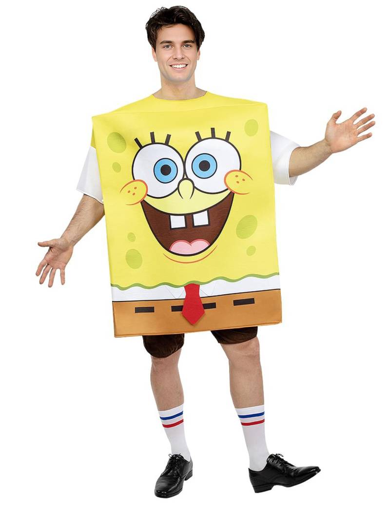 SpongeBob Kostüm Erwachsene SpongeBob gelb von FUNIGLOBAL