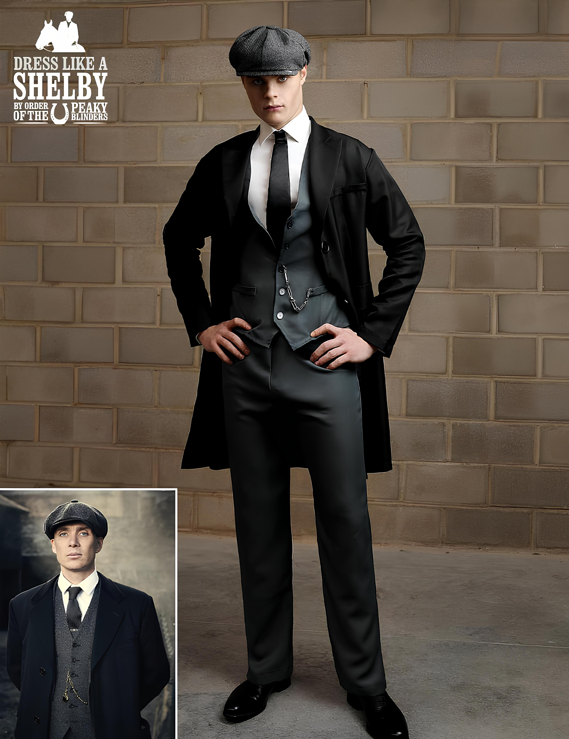 Tommy Shelby Kostüm Peaky Blinders Herren von FUNIGLOBAL