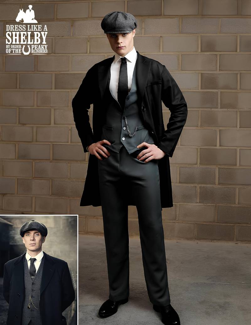 Tommy Shelby Kostüm Peaky Blinders Herren von FUNIGLOBAL