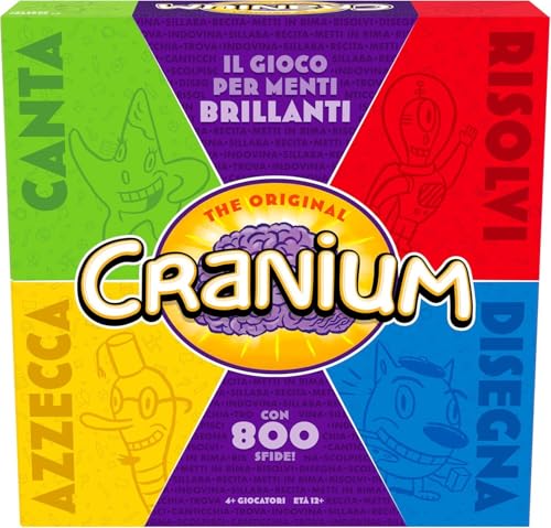 FUNKO Games - Klassisches CRANIUM - Divertente Gioco da Tavolo - Adulti e Bambini dai 12 Anni - 800 Sfide da Giocare in Famiglia o Con gli Amici - Materiale incluso - 45 minuti - 4 giocatori e più von FUNKO GAMES
