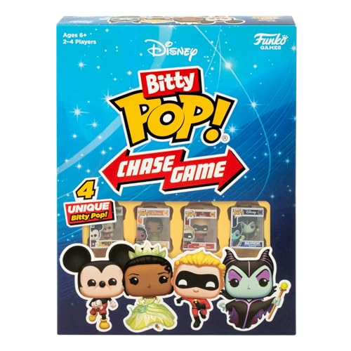 Funko Games: Bitty Pop! Chase-Spiel – Disney | Rennen Sie nach Oben mit 4 Ihrer Lieblings-Disney-Figuren, Brettspiel für 2–4 Spieler ab 6 Jahren Funko Games: Bitty Pop! Chase-Spiel – Disney | Rennen Sie nach Oben mit 4 Ihrer Lieblings-Disney-Figuren, Brettspiel für 2–4 Spieler ab 6 Jahren von FUNKO GAMES