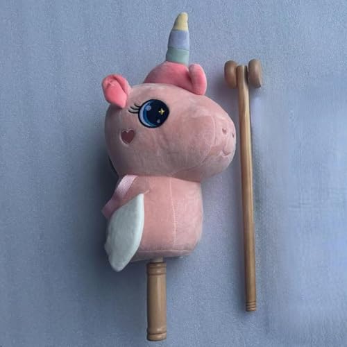 FUNLIO Einhorn-Steckenpferd für Kleinkinder – Rosa von FUNLIO