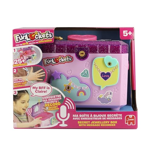 FUNLOCKETS 1121500143 Boite à bijoux électronique Avec enregistreur Vocal Geheimfach 25 Überraschungen, Zubehör zum Herstellen von Schmuck, Rosa, 5 Jahre FUNLOCKETS 1121500143 Boite à bijoux électronique Avec enregistreur Vocal Geheimfach 25 Überraschungen, Zubehör zum Herstellen von Schmuck, Rosa, 5 Jahre von FUNLOCKETS