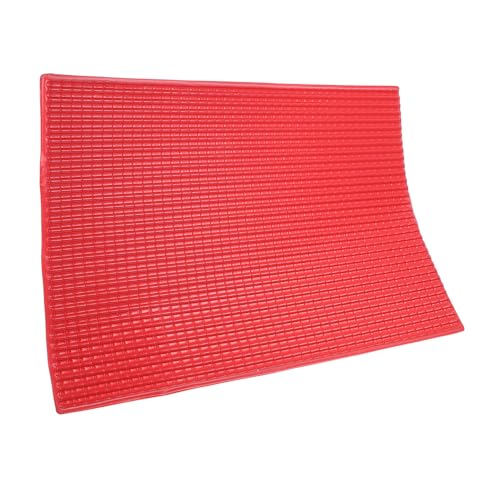 FUNNETOYU 1 Blatt Puppenhausfliesen DIY Winzige Puppenhaus Dachziegel Ton Mini Hausdekoration Kreative Dachziegelmodelle Mikro Landschafts Dachziegelmodell Realistische Gefälschte von FUNNETOYU