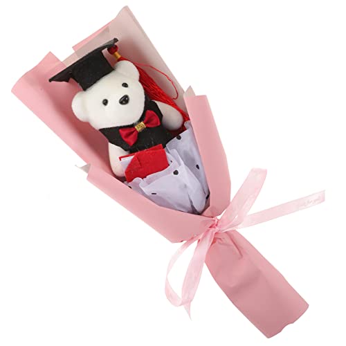 FUNNETOYU 1 Bund Bärenstrauß Uni abschluss abschlussgeschenk Abschlussbär Dekoration stickig Plüschtiere Quaste Puppen Blumen Absolvent präsentiert Abschluss Bär Plastik Rosa FUNNETOYU 1 Bund Bärenstrauß Uni abschluss abschlussgeschenk Abschlussbär Dekoration stickig Plüschtiere Quaste Puppen Blumen Absolvent präsentiert Abschluss Bär Plastik Rosa von FUNNETOYU