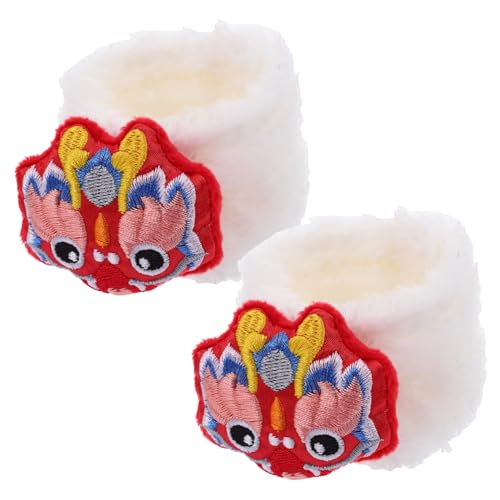 FUNNETOYU 1 Paar Bärenpuppenschuhe Überraschungszubehör Auto Mini Kuscheltiere Frosch Puppenhaus Babypuppe Simulationsschuhe Tiny House Kit Schuhe Puppendekor Kurzer von FUNNETOYU