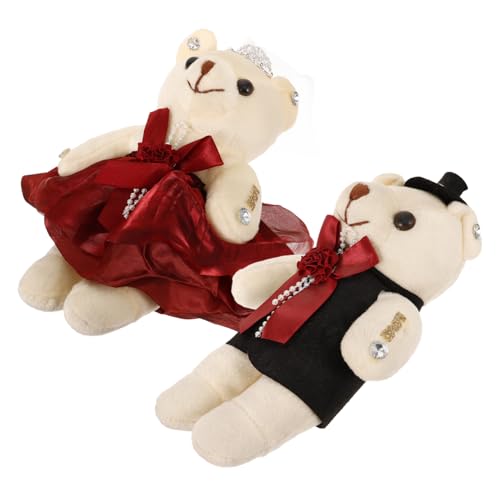 FUNNETOYU 1 Paar Diamant zweifarbiger Bär Bärengestopfte Tiere Valentinstag Stofftier passende Kuscheltiere Living Room Decoration wohnzimmerdeko Plüschbär schmücken Vorschlag FUNNETOYU 1 Paar Diamant zweifarbiger Bär Bärengestopfte Tiere Valentinstag Stofftier passende Kuscheltiere Living Room Decoration wohnzimmerdeko Plüschbär schmücken Vorschlag von FUNNETOYU