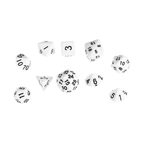 FUNNETOYU 1 STK. Brettspiele Facettenreiche Würfel Digitale Würfel Weiß FUNNETOYU 1 STK. Brettspiele Facettenreiche Würfel Digitale Würfel Weiß von FUNNETOYU