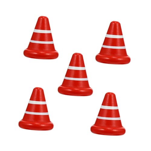 FUNNETOYU 1 Satz 5 Stück Hölzernes Straßenkegelspielzeug holzspielzeug Holzverkehrsschilder Holzverkehrshütchen kinderspielzeug Simulation Straßenkegel Straßensperre Zeichen rot FUNNETOYU 1 Satz 5 Stück Hölzernes Straßenkegelspielzeug holzspielzeug Holzverkehrsschilder Holzverkehrshütchen kinderspielzeug Simulation Straßenkegel Straßensperre Zeichen rot von FUNNETOYU