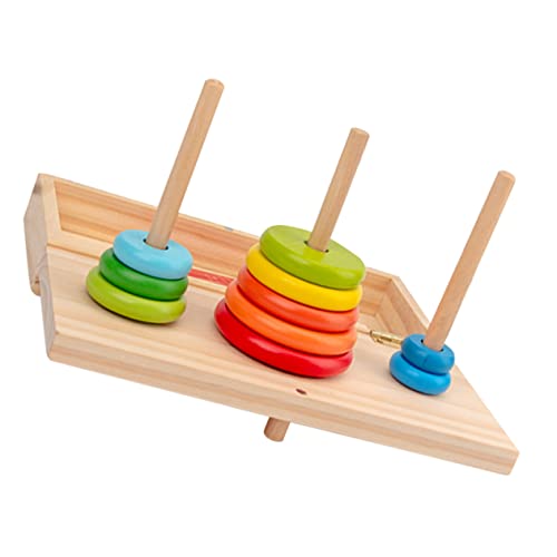 FUNNETOYU 1 Satz Buntes Stapelspielzeug für Kleinkinder Holz Ringspielzeug Motorik und Kreativität für Reisen und Familienaktivitäten FUNNETOYU 1 Satz Buntes Stapelspielzeug für Kleinkinder Holz Ringspielzeug Motorik und Kreativität für Reisen und Familienaktivitäten von FUNNETOYU