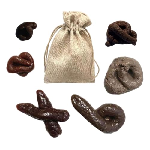 FUNNETOYU 1 Satz Fake Poo Set Realistisches Scherzartikel für Aprilscherze und Halloween Teiliges Set für Lustige Streiche und Partydekorationen von FUNNETOYU