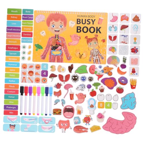 FUNNETOYU 1 Satz Frühkindliche kognitive Buch Besetztes Brett für Kleinkinder beschäftigt Buch Mein Beschäftigungsbuch für die Vorschule Aktivitätsbuch für Vorschulkinder Papier FUNNETOYU 1 Satz Frühkindliche kognitive Buch Besetztes Brett für Kleinkinder beschäftigt Buch Mein Beschäftigungsbuch für die Vorschule Aktivitätsbuch für Vorschulkinder Papier von FUNNETOYU