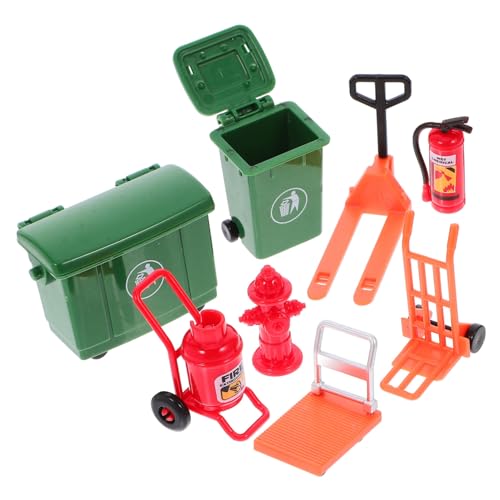 FUNNETOYU 1 Satz Für Den Straßenverkehr Mini Zappeln Spielzeugnahrung Spielzeugautos Rollenspielspielzeug Lastwagen Für Jungs Outdoor- Für Feuerlöscher Abs von FUNNETOYU