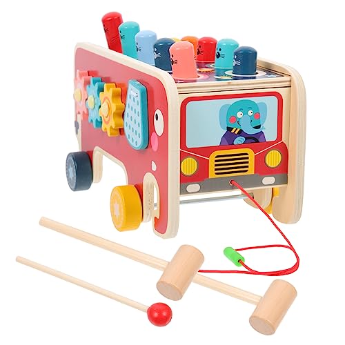 FUNNETOYU 1 Satz Holzhammer Klopfspielzeug mit Xylophon Pädagogisches Musikspielzeug für Hand Augen Koordination und Motorische Fähigkeiten für Kleinkinder FUNNETOYU 1 Satz Holzhammer Klopfspielzeug mit Xylophon Pädagogisches Musikspielzeug für Hand Augen Koordination und Motorische Fähigkeiten für Kleinkinder von FUNNETOYU