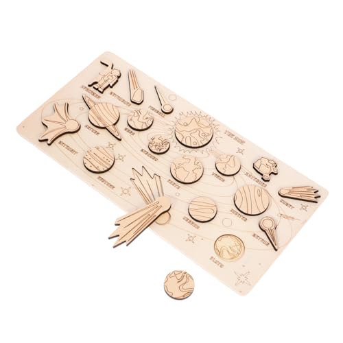 FUNNETOYU 1 Satz Kosmische kognitive Spielzeuge rätsel Kleinkindspielzeug Intellektuelles Sonnensystem-Puzzle für Solarsystem-Projektkit Planeten Modelle Holz FUNNETOYU 1 Satz Kosmische kognitive Spielzeuge rätsel Kleinkindspielzeug Intellektuelles Sonnensystem-Puzzle für Solarsystem-Projektkit Planeten Modelle Holz von FUNNETOYU