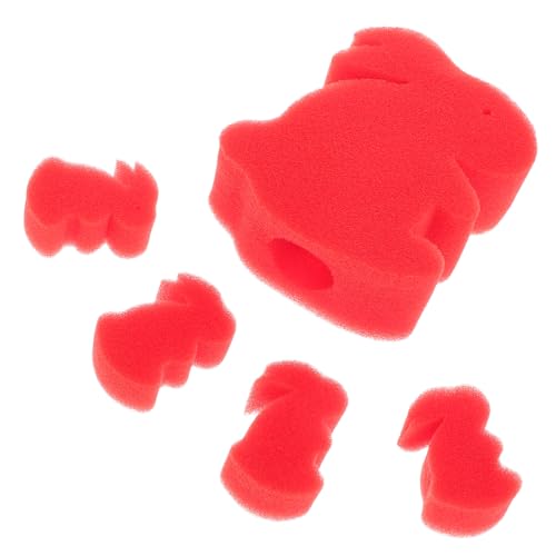 FUNNETOYU 1 Satz Magischer Schwamm Mini-hasenfiguren Tierische Schwämme Rot FUNNETOYU 1 Satz Magischer Schwamm Mini-hasenfiguren Tierische Schwämme Rot von FUNNETOYU