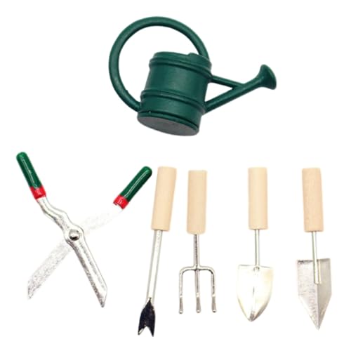 FUNNETOYU 1 Satz Miniatur Gartenwerkzeug Set mit Gießkanne und Schaufel für Puppenhaus Langlebige Gartenaccessoires für DIY Dekoration und Mikroszenen für und Bildungszwecke FUNNETOYU 1 Satz Miniatur Gartenwerkzeug Set mit Gießkanne und Schaufel für Puppenhaus Langlebige Gartenaccessoires für DIY Dekoration und Mikroszenen für und Bildungszwecke von FUNNETOYU