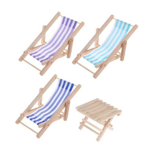 FUNNETOYU 1 Satz Miniatur Strandliege Teiliges Holzmodell mit Faltbarem Design für Puppenhaus Dekoration Blau für Mikrolandschaften und Kreative Szenen FUNNETOYU 1 Satz Miniatur Strandliege Teiliges Holzmodell mit Faltbarem Design für Puppenhaus Dekoration Blau für Mikrolandschaften und Kreative Szenen von FUNNETOYU