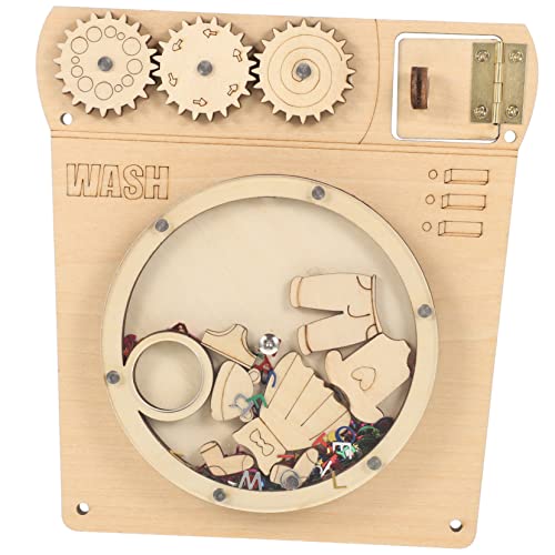 FUNNETOYU 1 Satz Montessori Busy Board für DIY Lernspielzeug mit Holzmaterial für Frühkindliche Entwicklung Kreatives und Sicheres für Motorische Fähigkeiten FUNNETOYU 1 Satz Montessori Busy Board für DIY Lernspielzeug mit Holzmaterial für Frühkindliche Entwicklung Kreatives und Sicheres für Motorische Fähigkeiten von FUNNETOYU