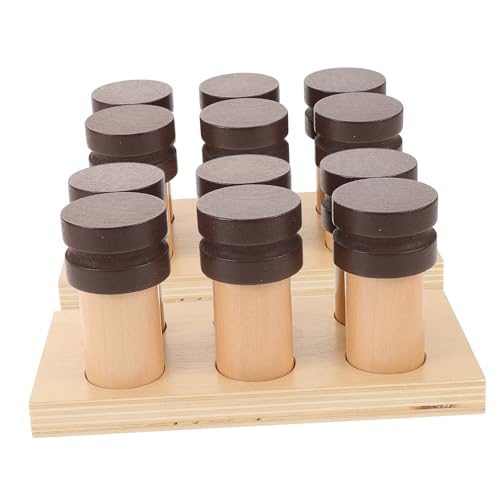 FUNNETOYU 1 Satz Montessori Lernspielzeug für Kleinkinder Duftflaschen Sensorisches Geschmacksentwicklung Sicheres Holzmaterial Vorschulhilfsmittel für Zuhause Unterricht FUNNETOYU 1 Satz Montessori Lernspielzeug für Kleinkinder Duftflaschen Sensorisches Geschmacksentwicklung Sicheres Holzmaterial Vorschulhilfsmittel für Zuhause Unterricht von FUNNETOYU