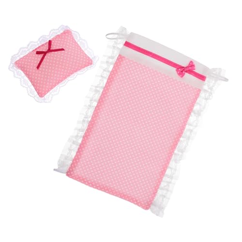 FUNNETOYU 1 Satz Puppenhaus Bettwäsche Set Mini Bettwäsche mit Kissen und Bettlaken für Puppenhaus Zubehör Weiche und Langlebige Stoffmaterialien Vielseitig Kombinierbare Accessoires für FUNNETOYU 1 Satz Puppenhaus Bettwäsche Set Mini Bettwäsche mit Kissen und Bettlaken für Puppenhaus Zubehör Weiche und Langlebige Stoffmaterialien Vielseitig Kombinierbare Accessoires für von FUNNETOYU