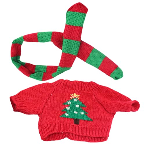 FUNNETOYU 1 Satz Puppenhauskleidung Träger Bausatz Einhorn Tragehilfe Für Babypuppen Puppenhauszubehör Miniatur Plüsch Kleider Verschleißfester Puppenpullover Winziger Schal Stoff von FUNNETOYU