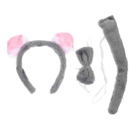 FUNNETOYU 1 Satz Satz Koala-Tierkopfschmuck Plüschtierschwanz Ohr Dschungel-Tierkostüme für Mädchen Koala-Kostüm für Kleinkinder Haarband Koala Tails Cosplay Koala-Kostümzubehör Stoff Grey FUNNETOYU 1 Satz Satz Koala-Tierkopfschmuck Plüschtierschwanz Ohr Dschungel-Tierkostüme für Mädchen Koala-Kostüm für Kleinkinder Haarband Koala Tails Cosplay Koala-Kostümzubehör Stoff Grey von FUNNETOYU