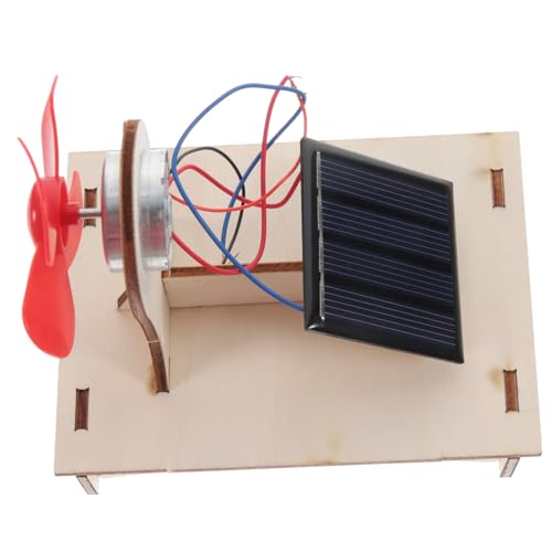 FUNNETOYU 1 Satz Solarbetriebener DIY Bausatz für Handgefertigtes Holzspielzeug Wissenschaftlichem und Kreativität für Jungen und Mädchen Solarventilator Materialien FUNNETOYU 1 Satz Solarbetriebener DIY Bausatz für Handgefertigtes Holzspielzeug Wissenschaftlichem und Kreativität für Jungen und Mädchen Solarventilator Materialien von FUNNETOYU