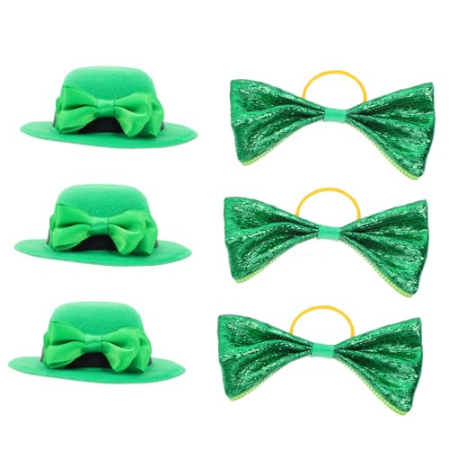 FUNNETOYU 1 Satz St Patrick Wein Party-Flaschen- Heilige Dekorationen Party Accessoires bar Dekoration st. Patrick's Day Weinflaschenverschlüsse DIY -Handwerk Gebürstetes Tuch Green von FUNNETOYU