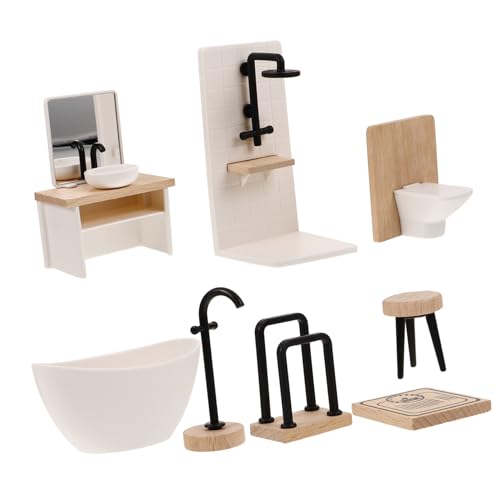 FUNNETOYU 1 Satz Teiliges Dekorationsset Multifunktionale Badewanne Waschbecken und Toilette für Kreative und Fotodekoration von FUNNETOYU