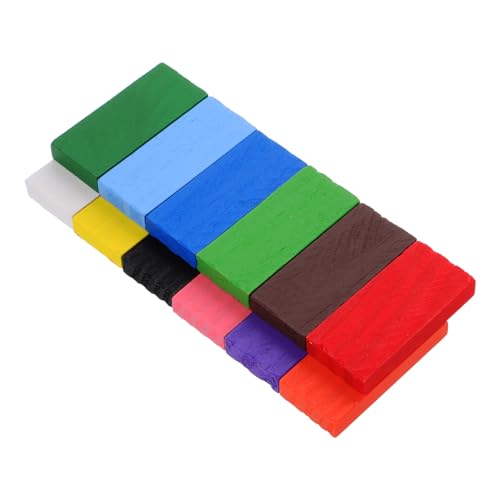 FUNNETOYU 1 Satz Vorschulspielzeug Dominotisch Dominospielzeug Aus Holz Interessantes Domino- Mini-brettspiele Leichte Reise-dominosteine Mini Dominosteine Hölzern von FUNNETOYU