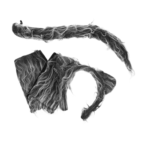 FUNNETOYU 1 Satz Werwolf-Kostümset Kinderverkleidung Wolf Set Wolf Cosplay Zubehör Tier Cosplay Zubehör Cosplay-Kostümset Hundeohren Cosplay Tierschwanz- Wolf-Cosplay-Kostüm FUNNETOYU 1 Satz Werwolf-Kostümset Kinderverkleidung Wolf Set Wolf Cosplay Zubehör Tier Cosplay Zubehör Cosplay-Kostümset Hundeohren Cosplay Tierschwanz- Wolf-Cosplay-Kostüm von FUNNETOYU