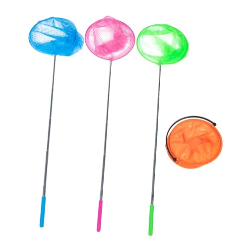 FUNNETOYU 1 Satz einziehbares Fischnetz Schmetterlinge fangen Fisch Kescher Outdoor-Spiele für Fischereinetz für Fischernetz Angelfänger für Rostfreier Stahl FUNNETOYU 1 Satz einziehbares Fischnetz Schmetterlinge fangen Fisch Kescher Outdoor-Spiele für Fischereinetz für Fischernetz Angelfänger für Rostfreier Stahl von FUNNETOYU