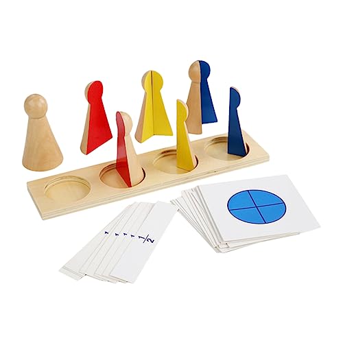 FUNNETOYU 1 Set Bruchteil Bösewicht Lehrmittel Bausteine Für Kleinkinder Bruchteil Lernspielzeug Pädagogische Bausteine Pädagogisches Kinderspielzeug Aus Holz FUNNETOYU 1 Set Bruchteil Bösewicht Lehrmittel Bausteine Für Kleinkinder Bruchteil Lernspielzeug Pädagogische Bausteine Pädagogisches Kinderspielzeug Aus Holz von FUNNETOYU